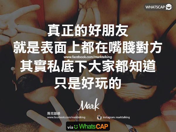 真正的好朋友 Whatscap